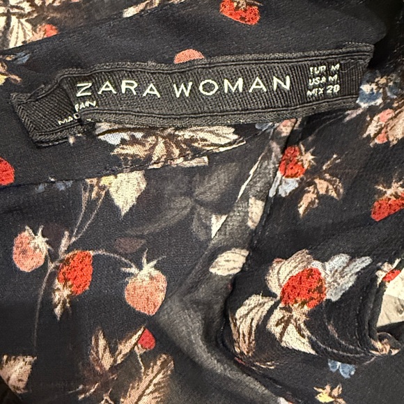 Zara Woman Floral Blouse - Picture 12 of 12